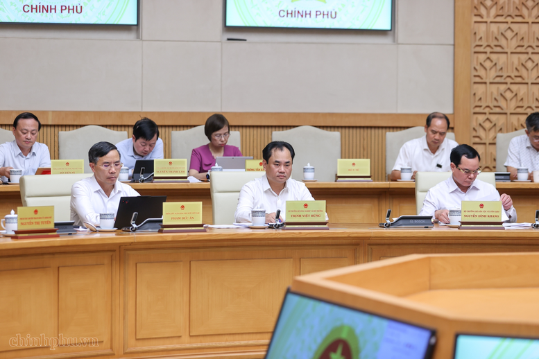 Các đại biểu dự phiên họp - Ảnh: chinhphu.vn/Nhật Bắc
