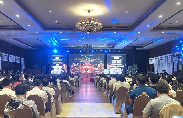 Ngày hội Khởi nghiệp, đổi mới sáng tạo, luôn được thành phố chú trọng đầu tư, ngày càng thu hút đông đảo các doanh nghiệp trong và ngoài nước tham gia. Ảnh Ngô Anh Văn