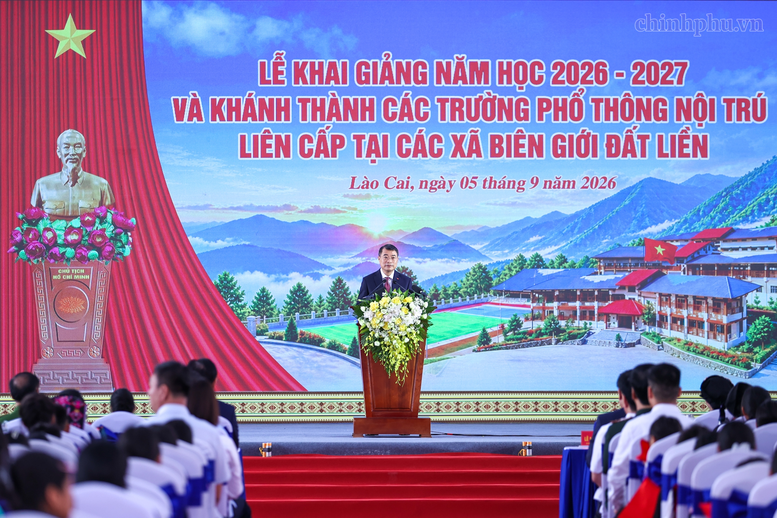 Thủ tướng tin tưởng năm học 2026 –2027 sẽ là một năm học đột phá về chất lượng, mở ra giai đoạn phát triển mới của giáo dục Việt Nam - Ảnh: chinhphu.vn/Nhật Bắc