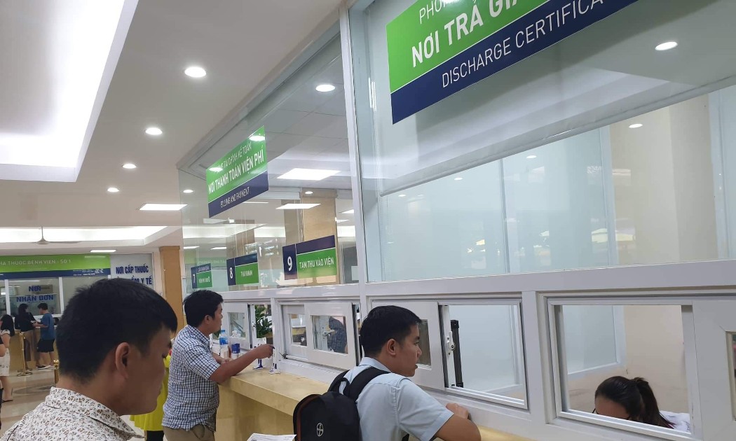 Thanh toán chi phí khám chữa bệnh bảo hiểm y tế. Ảnh: Thu Hằng.
