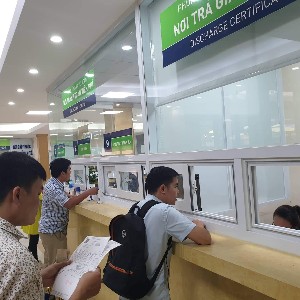 Thanh toán chi phí khám chữa bệnh bảo hiểm y tế. Ảnh: Thu Hằng.