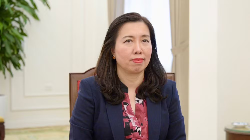 Thứ trưởng Ngoại giao Lê Thị Thu Hằng. Ảnh: Bộ Ngoại giao Việt Nam