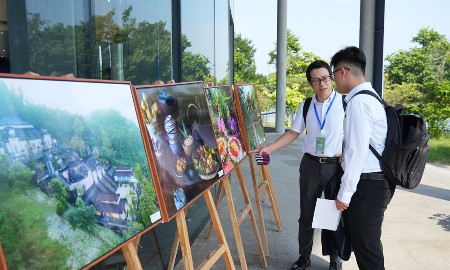 Sắc màu Việt – Nhật hội tụ tại không gian trưng bày ở Huế