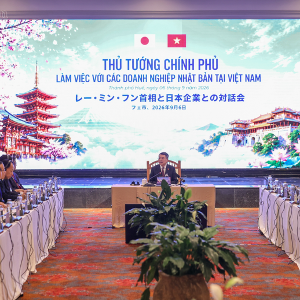 Thủ tướng chủ trì cuộc làm việc với các doanh nghiệp Nhật Bản sáng 6/9 - Ảnh: chinhphu.vn/Nhật Bắc