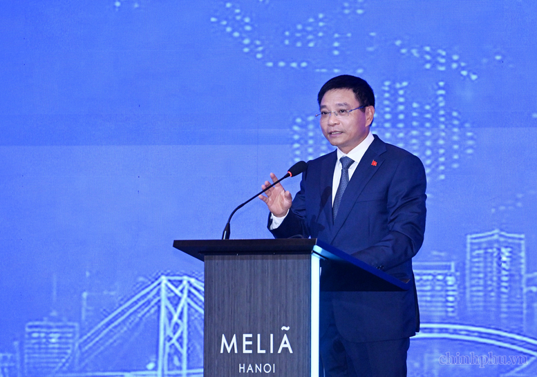 Phó Thủ tướng Nguyễn Văn Thắng đánh giá cao những đóng góp của cộng đồng doanh nghiệp hai nước thời gian qua - Ảnh: chinhphu.vn/Đức Tuân