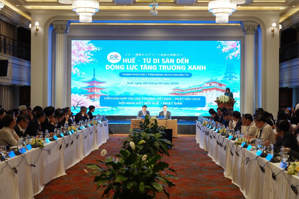 Toàn cảnh hội nghị. Ảnh: UBND TP Huế