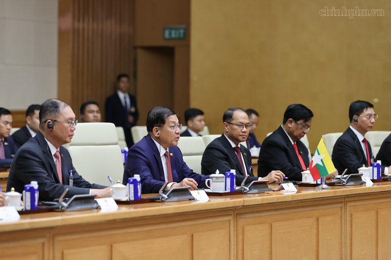 Việt Nam - Myanmar thúc đẩy hợp tác quốc phòng, an ninh và kinh tế - Ảnh: Nhật Bắc