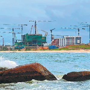 Dự án Điện hạt nhân CGN Lufeng nằm ven biển tại thành phố Lufeng, tỉnh Quảng Đông. WANG YAJING/FOR CHINA DAILY