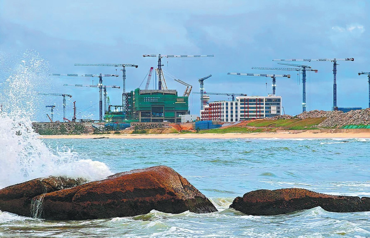 Dự án Điện hạt nhân CGN Lufeng nằm ven biển tại thành phố Lufeng, tỉnh Quảng Đông. WANG YAJING/FOR CHINA DAILY