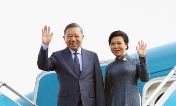 Tổng Bí thư, Chủ tịch nước Tô Lâm cùng Phu nhân lên đường thăm cấp Nhà nước tới Nga, thăm chính thức Pháp và dự Hội nghị Thượng đỉnh Không gian vũ trụ