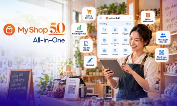 KienlongBank ra mắt hệ sinh thái số MyShop 5.0 All-in-One cho Hộ kinh doanh