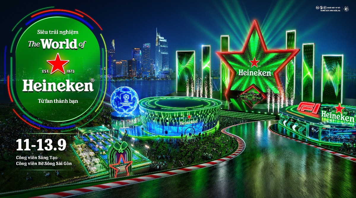 Thông tin sự kiện The World Of Heineken®, sự kiện diễn ra từ 11 - 13/9/2026.