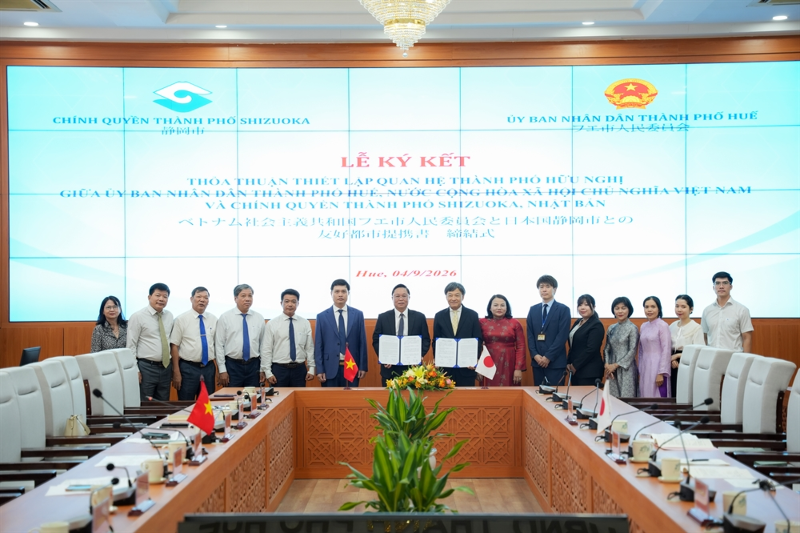 Hue, Shizuoka (Japan) strengthen ties in investment, tourism, and green tech