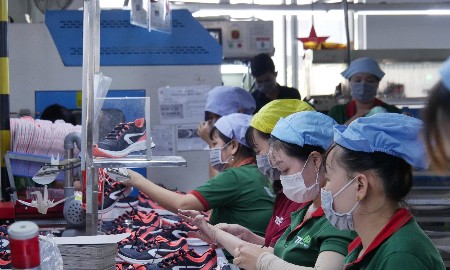 Xuất khẩu da giày Việt Nam có nhiều cơ hội tại thị trường CPTPP. Ảnh: Song Hà.