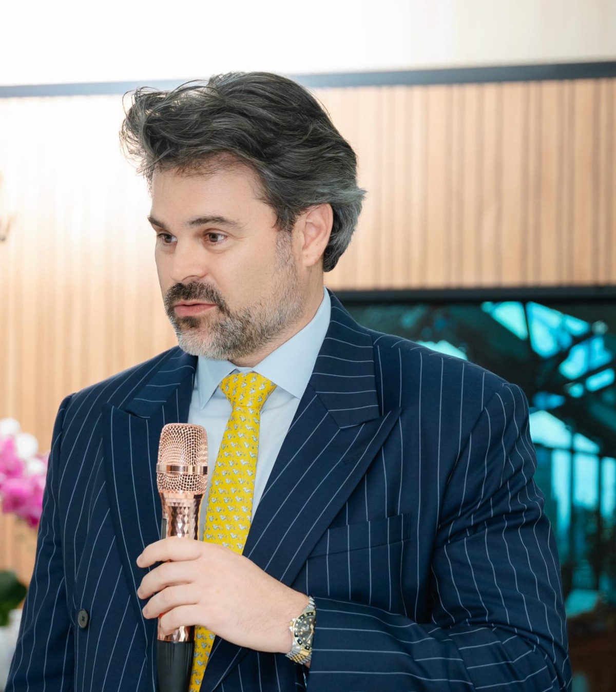 Ông John Hall - Chủ tịch Quỹ đầu tư Brookland Group chia sẻ về việc mong muốn đồng hành lâu dài cùng sự phát triển của Tập đoàn đầu tư BIG.