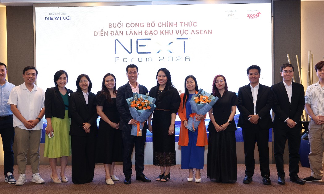 Buổi công bố sự kiện NExT Forum 2026 ngày 7/9 tại TP. Hồ Chí Minh. Ảnh: Newing