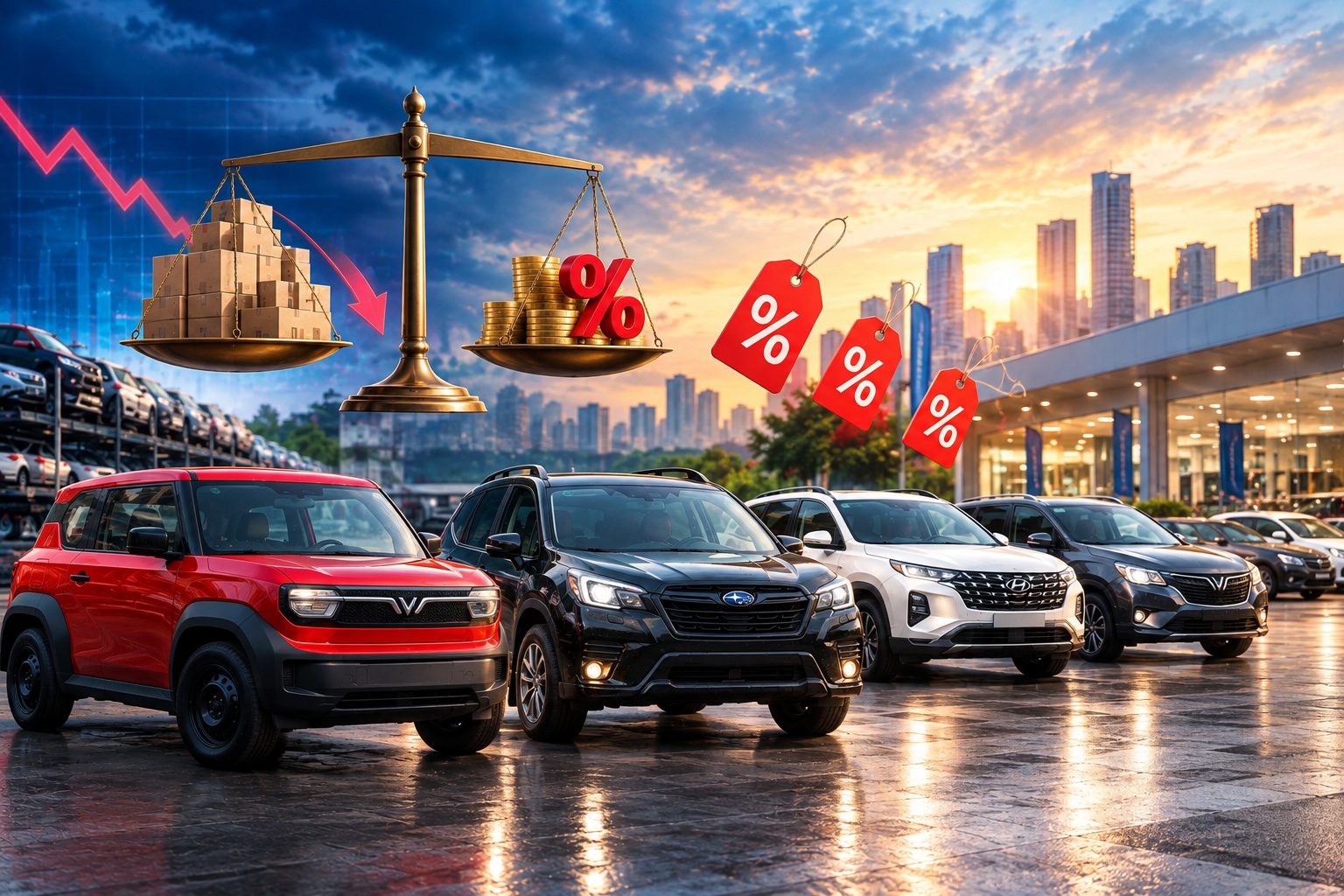 “Ngưỡng kháng cự” của chính sách ưu đãi giá thị trường ô tô Việt