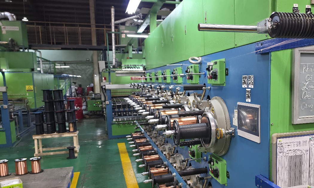 Xưởng sản xuất của Công ty TNHH Đồng Kỹ thuật Korea Việt Nam (KCT) tại Ninh Bình - Ảnh: Sam Sung Việt Nam