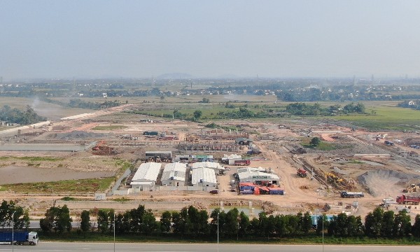 Diện mạo khu công nghiệp gần 3.000 tỷ đồng sau hơn 5 tháng khởi công
