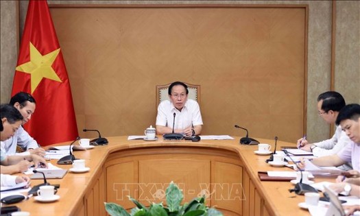 Phó Thủ tướng Lê Tiến Châu phát biểu. Ảnh: An Đăng/TTXVN.