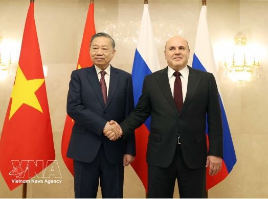 Vietnamese, Russian leaders call for stronger trade cooperation