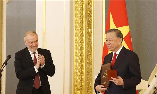 Tổng Bí thư, Chủ tịch nước Tô Lâm nhận Giải thưởng Hòa bình Quốc tế Lev Tolstoy 2026