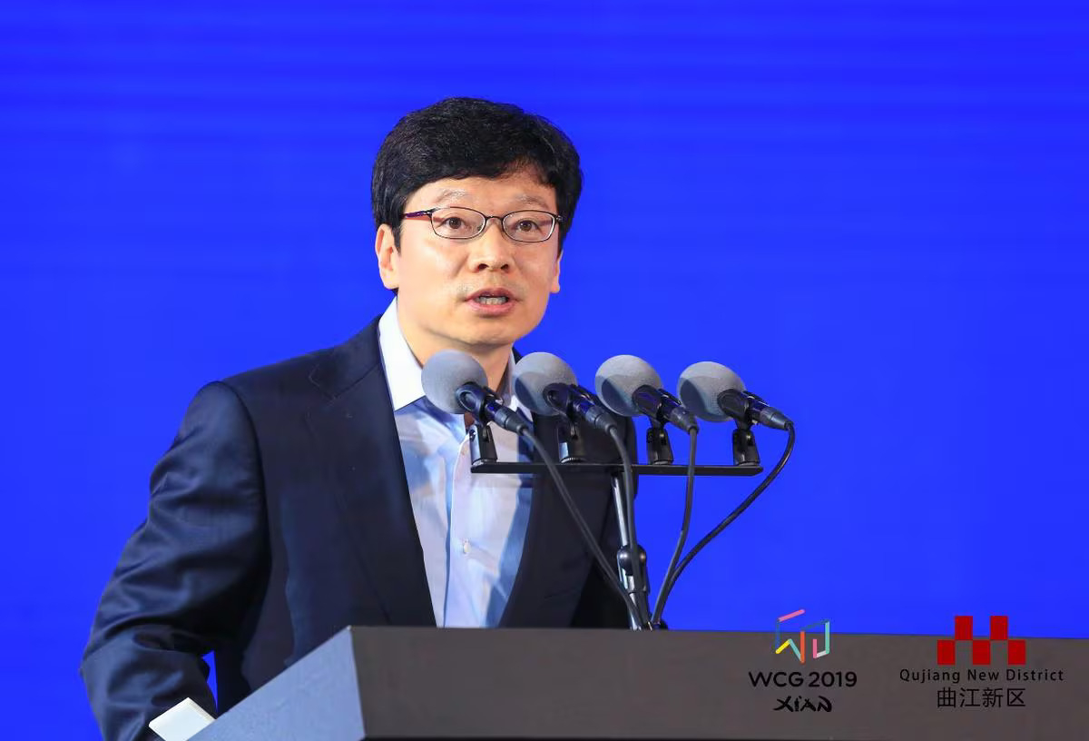 Ông Kwon Hyuk-bin, nhà sáng lập kiêm giám đốc phụ trách định hướng chiến lược của Smilegate - Ảnh: World Cyber Games