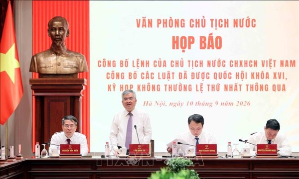 Công bố Lệnh của Chủ tịch nước về 15 luật: Khơi thông nguồn lực phát triển