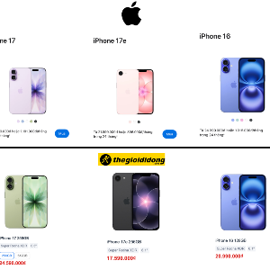 So sánh giá bán iPhone trên website của Apple và nhà phân phối tại Việt Nam. Ảnh: Bạch Dương