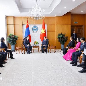 Quang cảnh hội kiến. Ảnh: TTXVN.