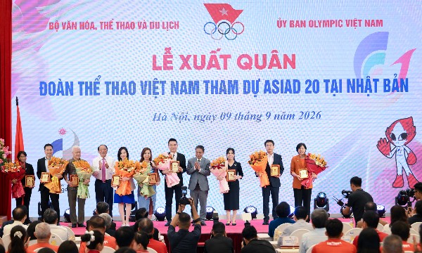 Đoàn thể thao Việt Nam xuất quân dự ASIAD 20, phấn đấu đạt từ 4 huy chương vàng