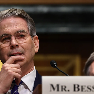 Bộ trưởng Bộ Tài chính Mỹ Scott Bessent - Ảnh: Getty/Axios.