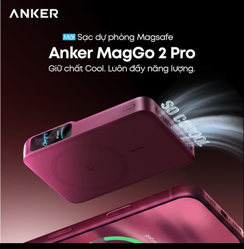 Sản phẩm sạc dự phòng Anker MagGo 2 Pro (110R).