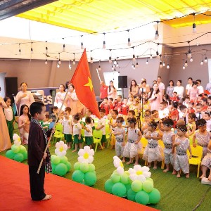 Giáo dục mầm non đã có bước phát triển mới về quy mô, chất lượng chăm sóc, nuôi dưỡng, giáo dục trẻ. Ảnh: Như Nguyệt.