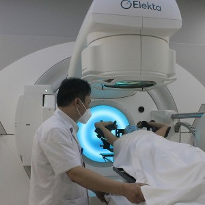 Xạ trị tại Khoa Xạ trị, Bệnh viện E. Ảnh: Bệnh viện E.