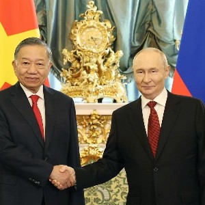 Việt Nam và Liên bang Nga đã ra Tuyên bố chung về việc củng cố hơn nữa quan hệ Đối tác chiến lược toàn diện Việt Nam - Nga trong giai đoạn mới. Ảnh: TTXVN