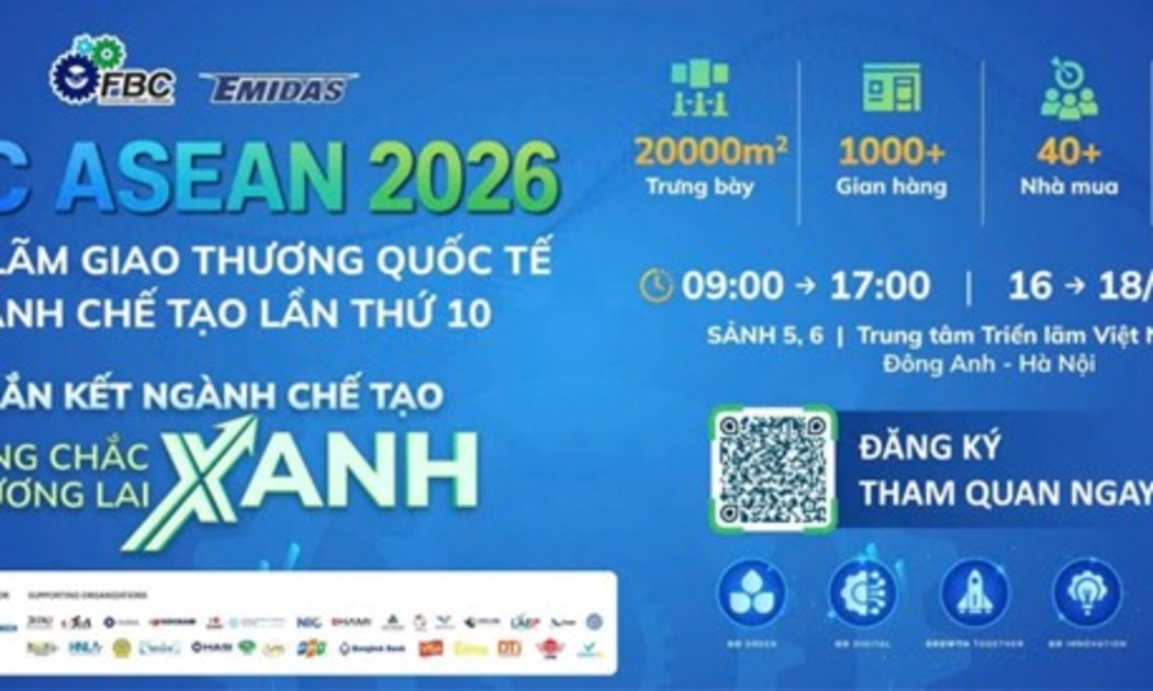Thông tin triển lãm giao thương quốc tế ngành chế tạo lần thứ 10.