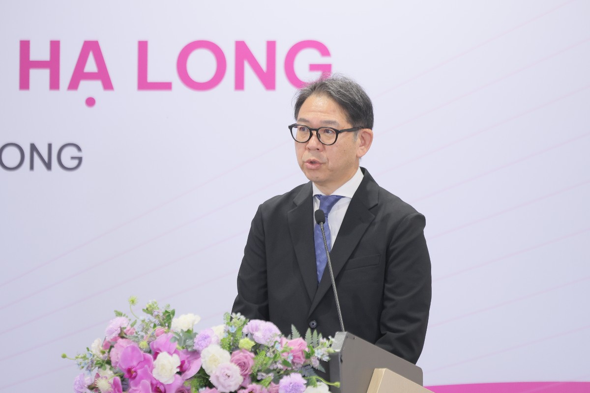 Ông Isobe Daisuke - Tổng Giám đốc Công ty TNHH AEONMALL Việt Nam chia sẻ tại sự kiện