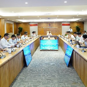Toàn cảnh Lễ ra mắt Hệ thống thông tin quốc gia về khoa học, công nghệ và đổi mới sáng tạo.