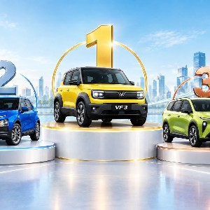 Top 10 ô tô bán chạy nhất tháng 8/2026: VinFast chiếm 6 vị trí, xe xăng chật vật bám đuổi