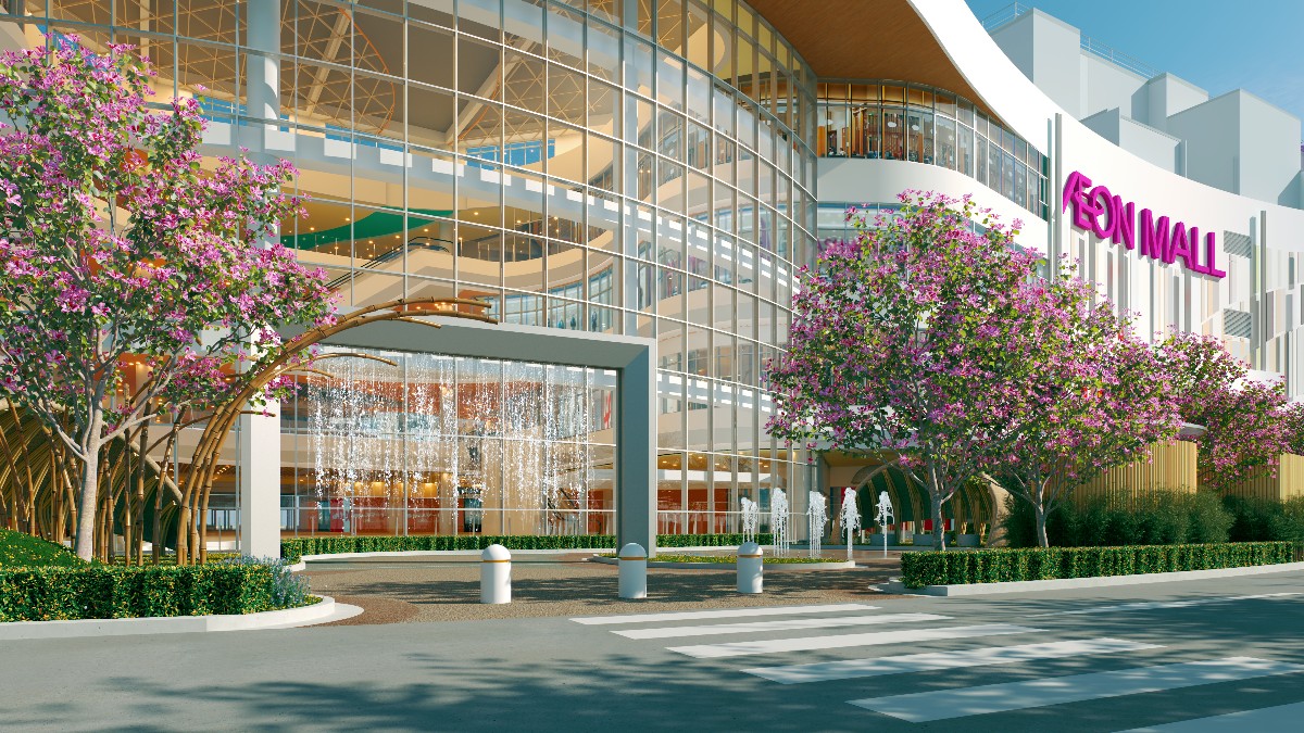 Phối cảnh bên ngoài Trung tâm thương mại AEON MALL Thanh Hóa
