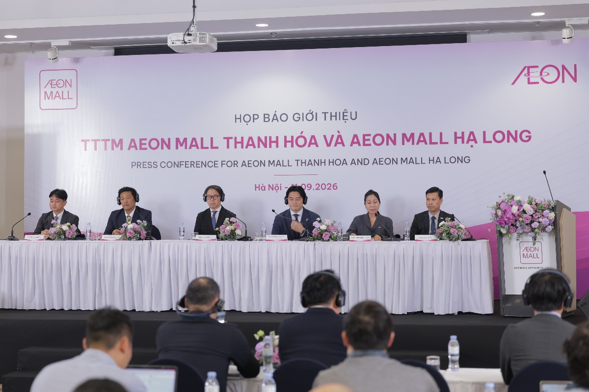 AEON MALL sắp khai trương 2 trung tâm thương mại tại Thanh Hóa và Hạ Long