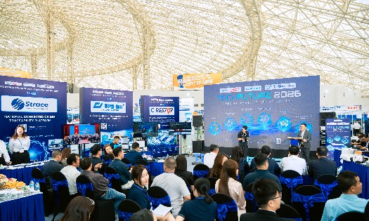 Một phiên Pitching của doanh nghiệp khởi nghiệp trong lĩnh vực công nghệ chiến lược tại TechFuture 2026 - Ảnh: M.Anh.