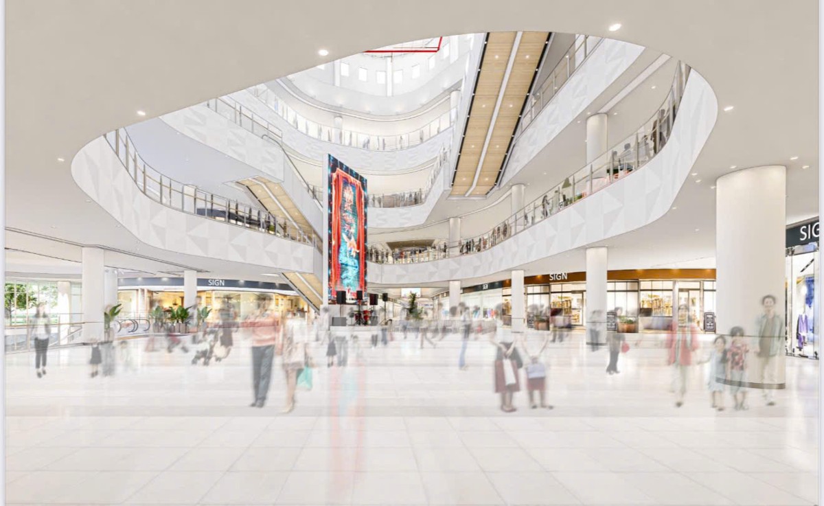 Phối cảnh bên trong Trung tâm thương mại AEON MALL Thanh Hóa
