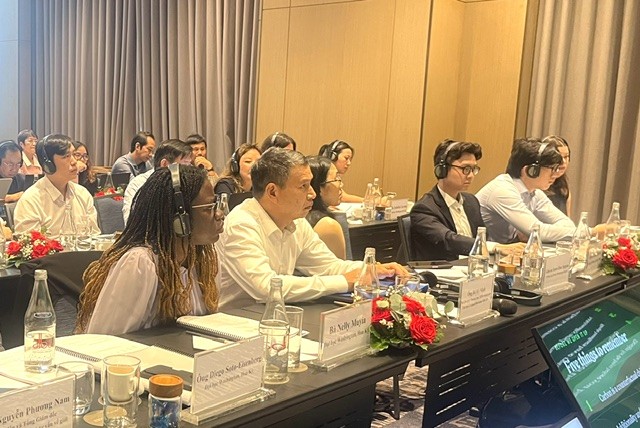 TS. Hồ Kỳ Minh, Phó Chủ tịch Thường trực UBND TP. Đà Nẵng, Chủ tịch VFC- DN, tại hội nghị. Ảnh Ngô Anh Văn