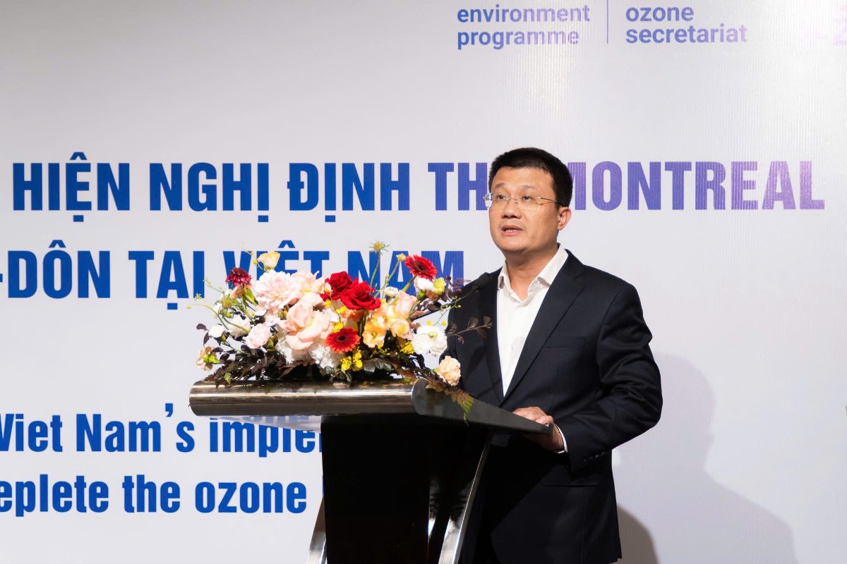 Ông Nguyễn Tuấn Quang, Phó Cục trưởng điều hành Cục Biến đổi khí hậu, Bộ Nông nghiệp và Môi trường