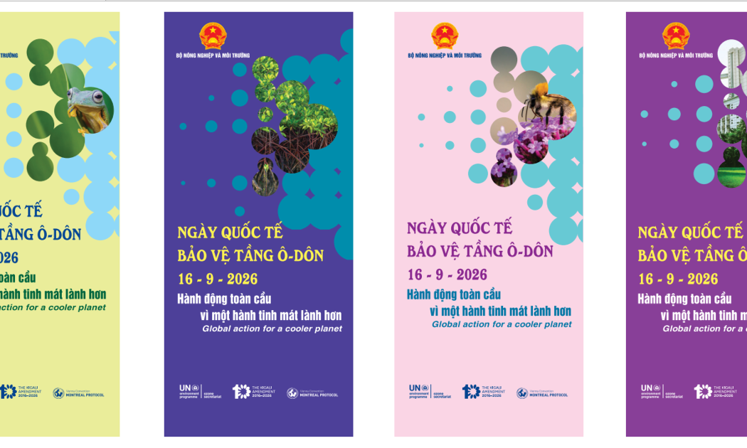 Ngày Quốc tế bảo vệ tầng ô-dôn 2026 với chủ đề: “Hành động toàn cầu vì một hành tinh mát lành hơn”. Ảnh: Cục Biến đổi khí hậu