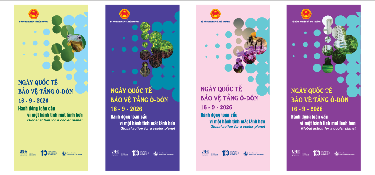 Ngày Quốc tế bảo vệ tầng ô-dôn 2026 với chủ đề: “Hành động toàn cầu vì một hành tinh mát lành hơn”. Ảnh: Cục Biến đổi khí hậu
