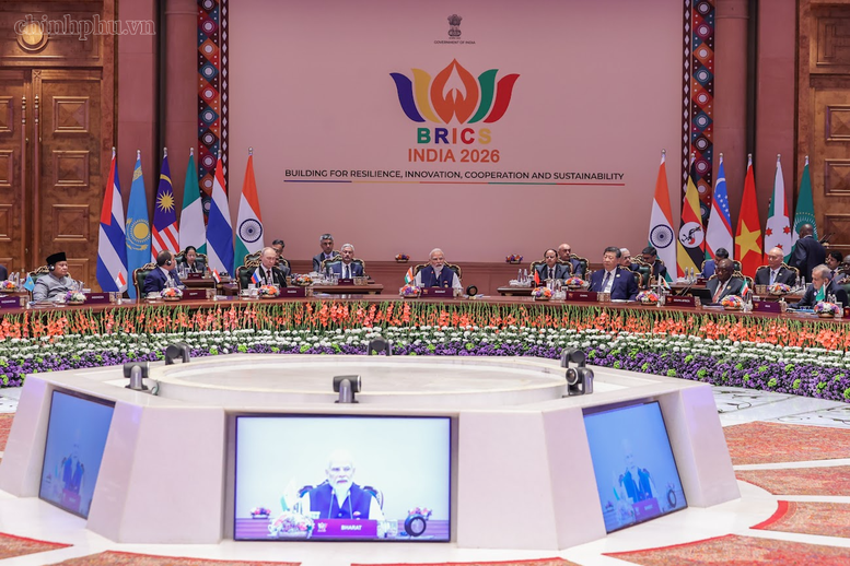 Thủ tướng Ấn Độ Narendra Modi phát biểu khai mạc Hội nghị - Ảnh: chinhphu.vn/Nhật Bắc