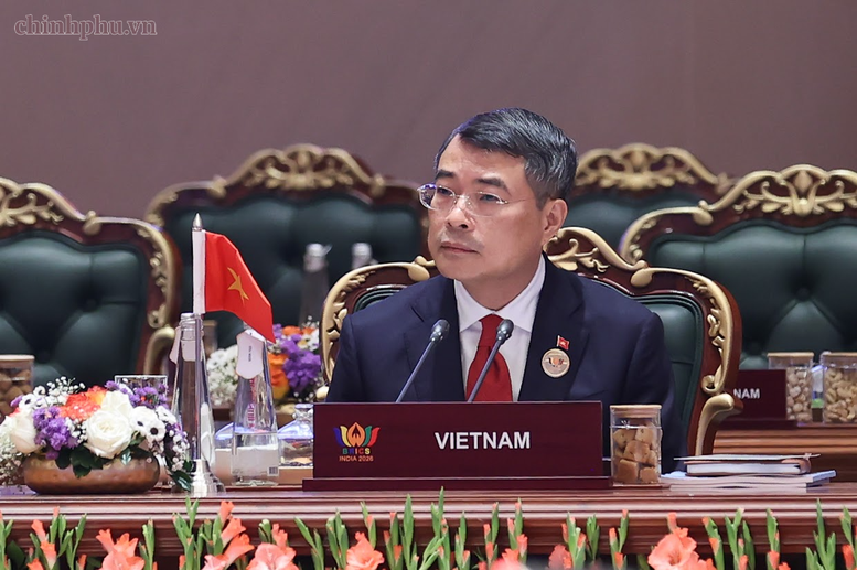 Thủ tướng Lê Minh Hưng tham dự phiên họp Hội nghị thượng đỉnh BRICS lần thứ 18 - Ảnh: chinhphu.vn/Nhật Bắc